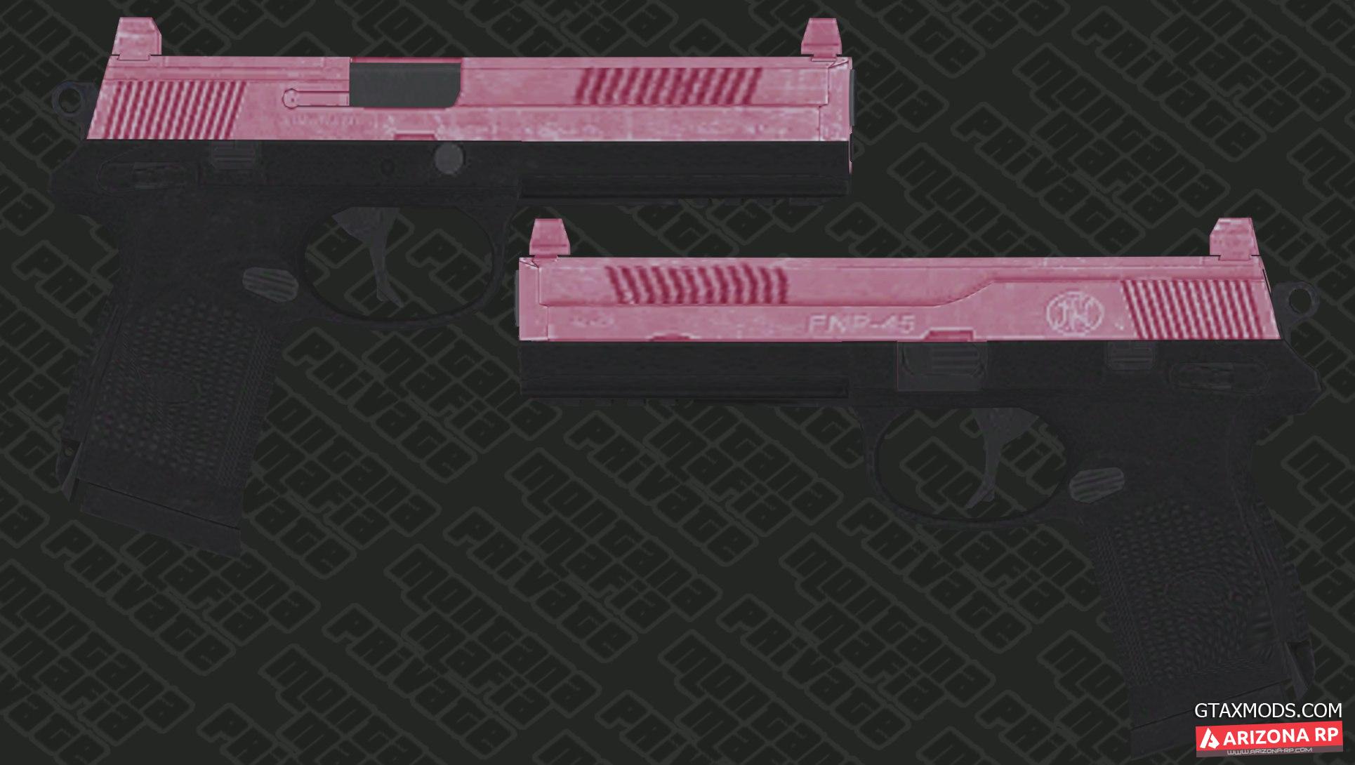 Black & Pink Glock - Игровые моды, Оружие, Пистолеты » GTAXMODS - Моды и  файлы для GTA 5, GTA SAMP