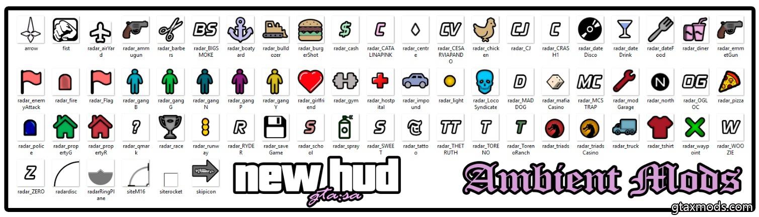 New Hud + Иконки худа отдельно New Hud + Иконки худа отдельно