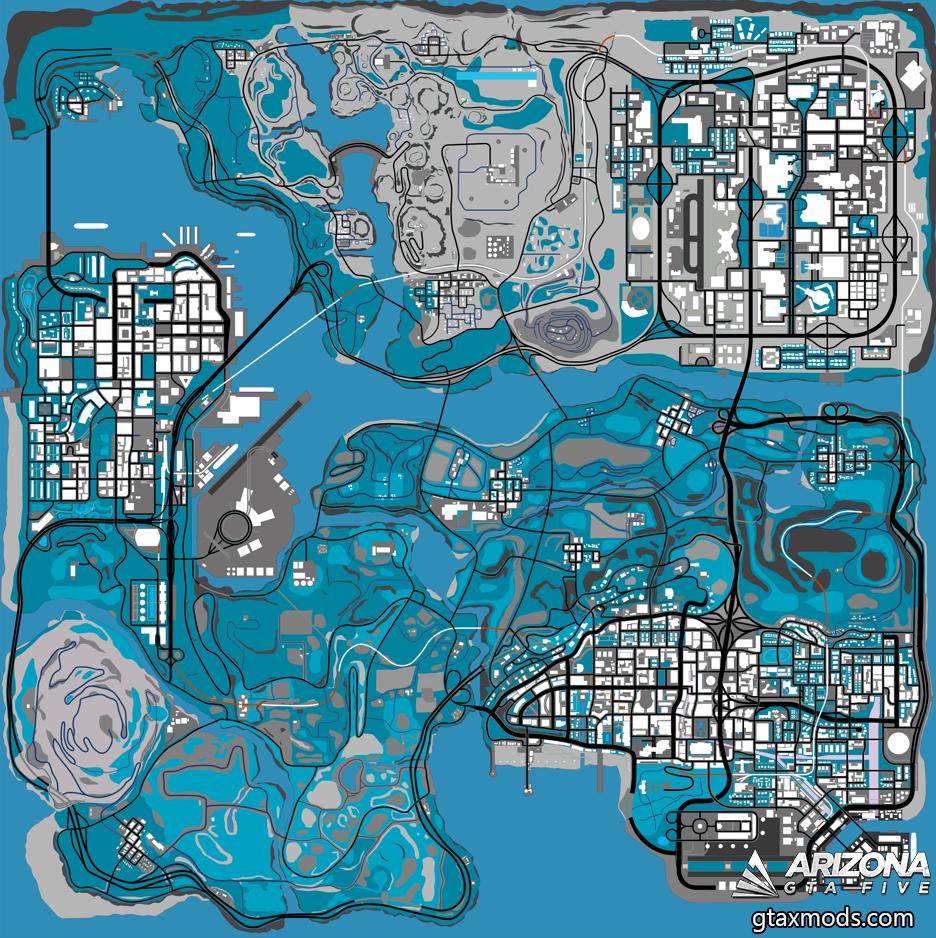 Blue State Map - Игровые моды, Текстуры, Файлы, Худы » GTAXMODS - Моды и  файлы для GTA 5, GTA SAMP