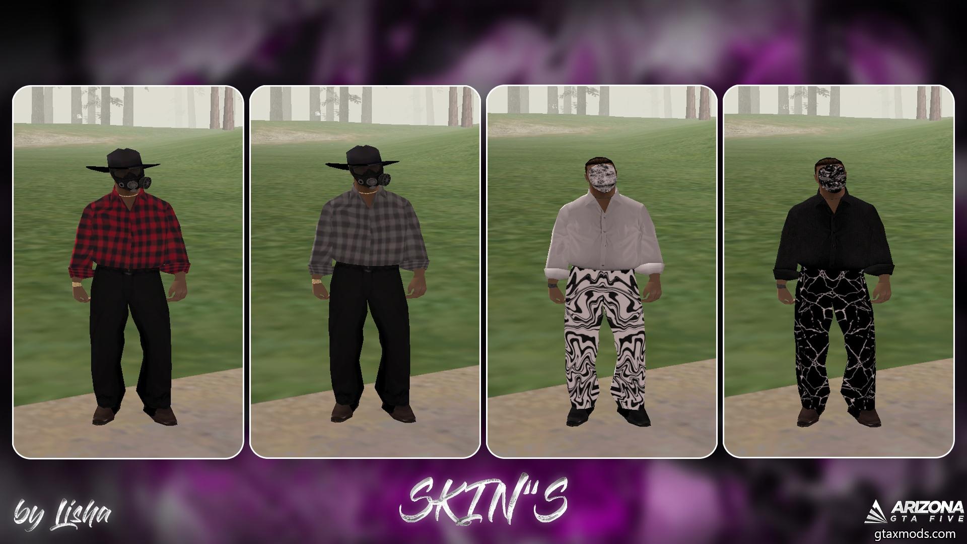 Gta 5 ballas skins фото 102